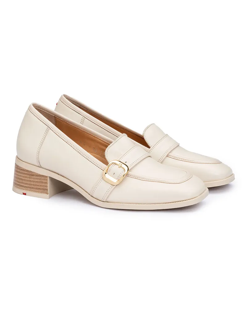 Lloyd Beige Glattleder | Damen Slipper Beige Beige
