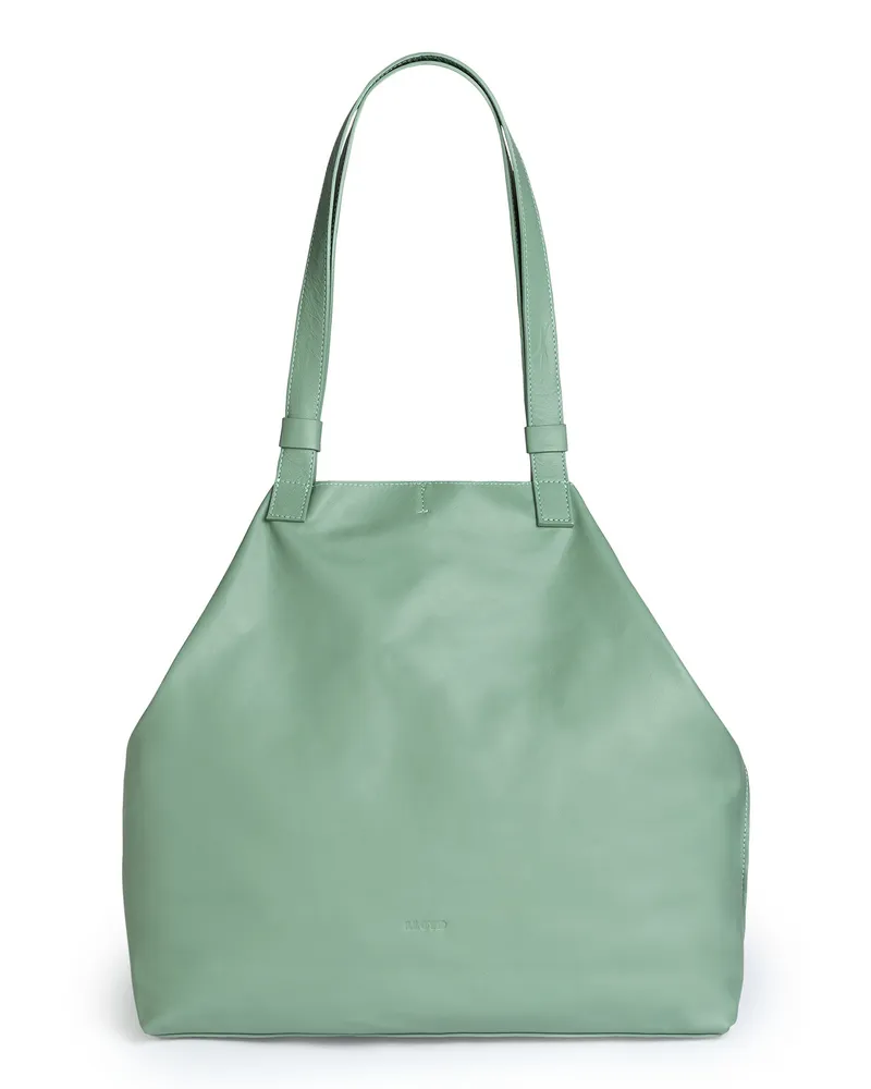 Lloyd Grün Glattleder | Damen Shopperbag Grün Grün