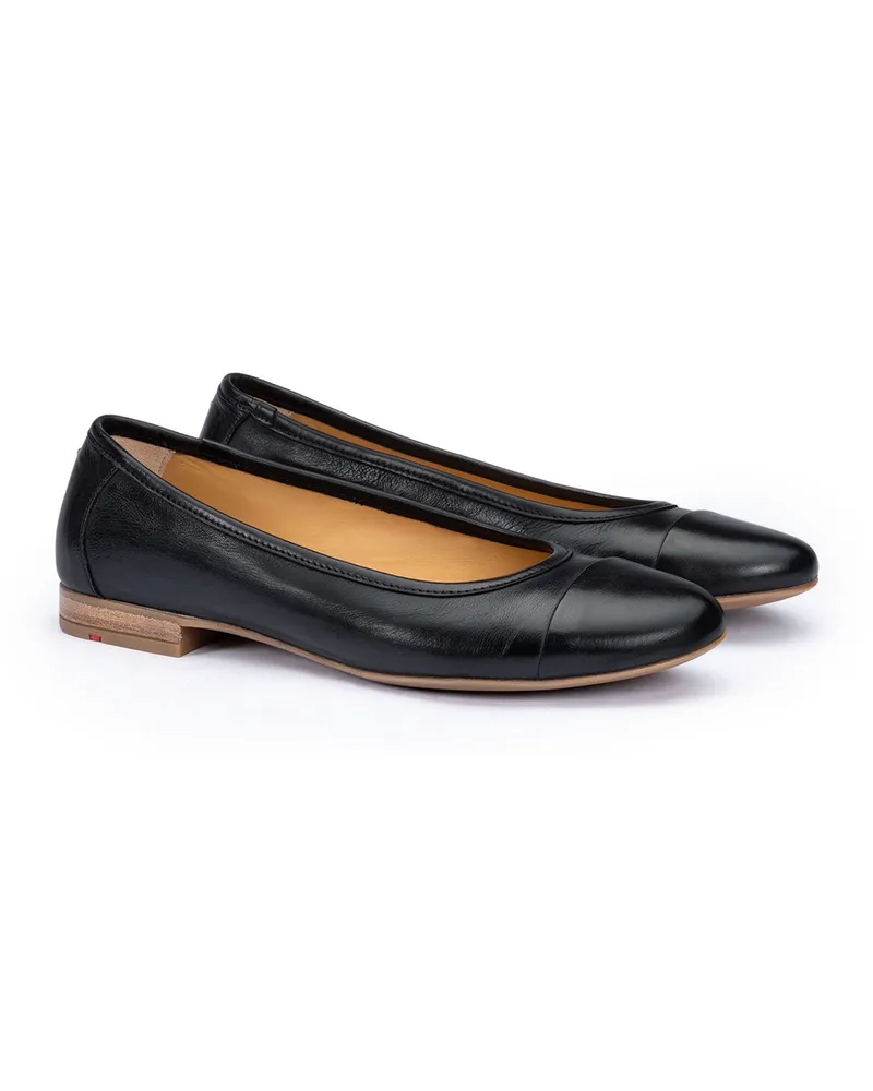 Lloyd Schwarz Glattleder | Damen Ballerinas Schwarz Schwarz