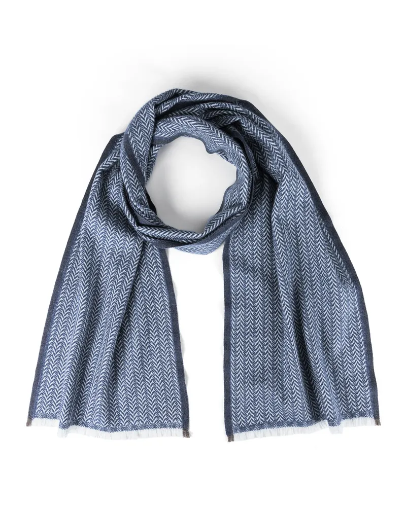 Lloyd Blau Kaschmirschal Blau