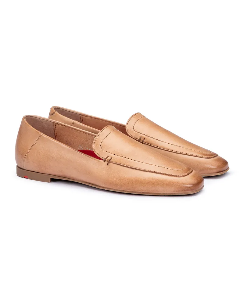 Lloyd Braun Glattleder | Damen Slipper Braun Braun