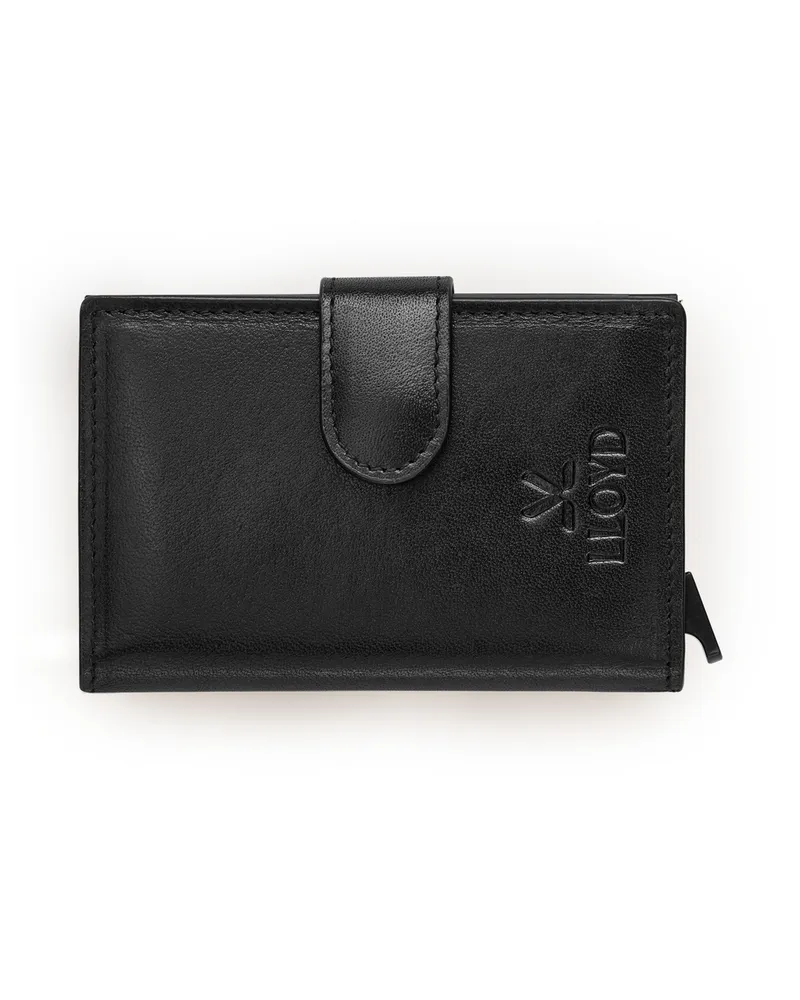 Lloyd Schwarz Glattleder | Cardholder Schwarz