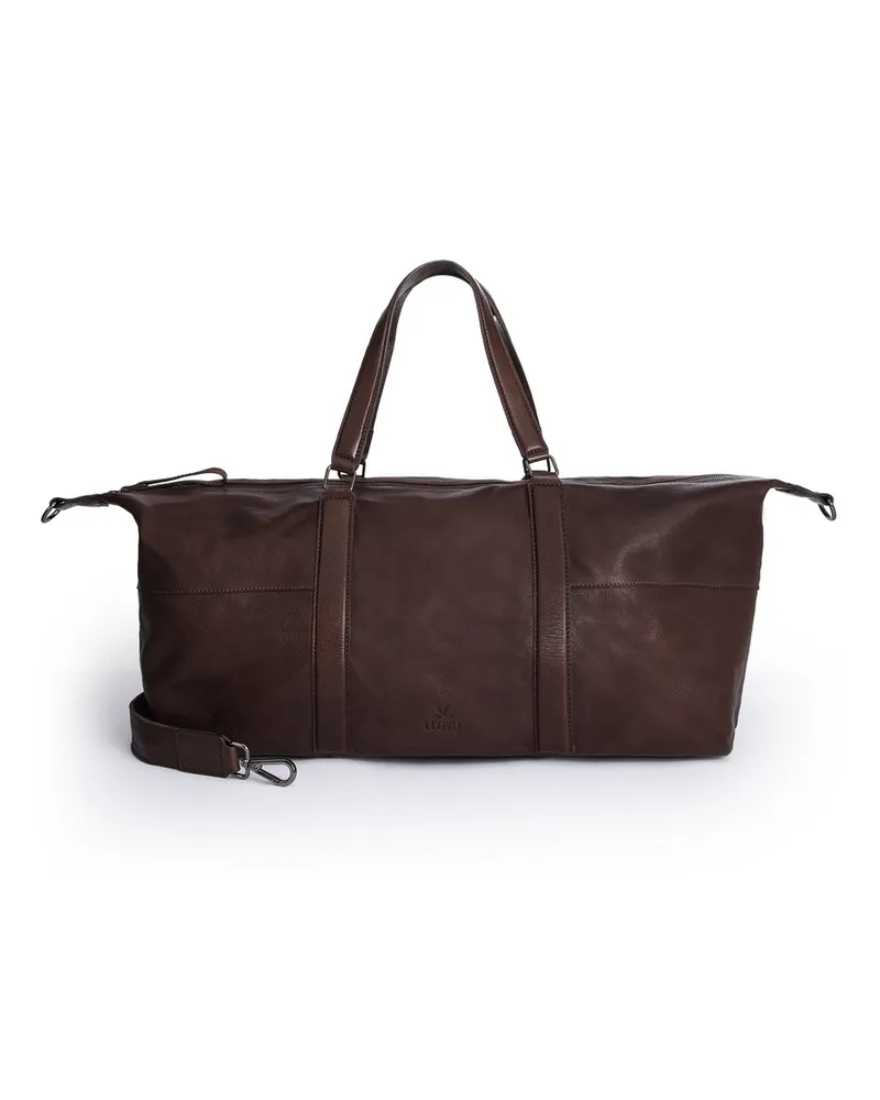 Lloyd Braun Glattleder | Travel Bag Braun
