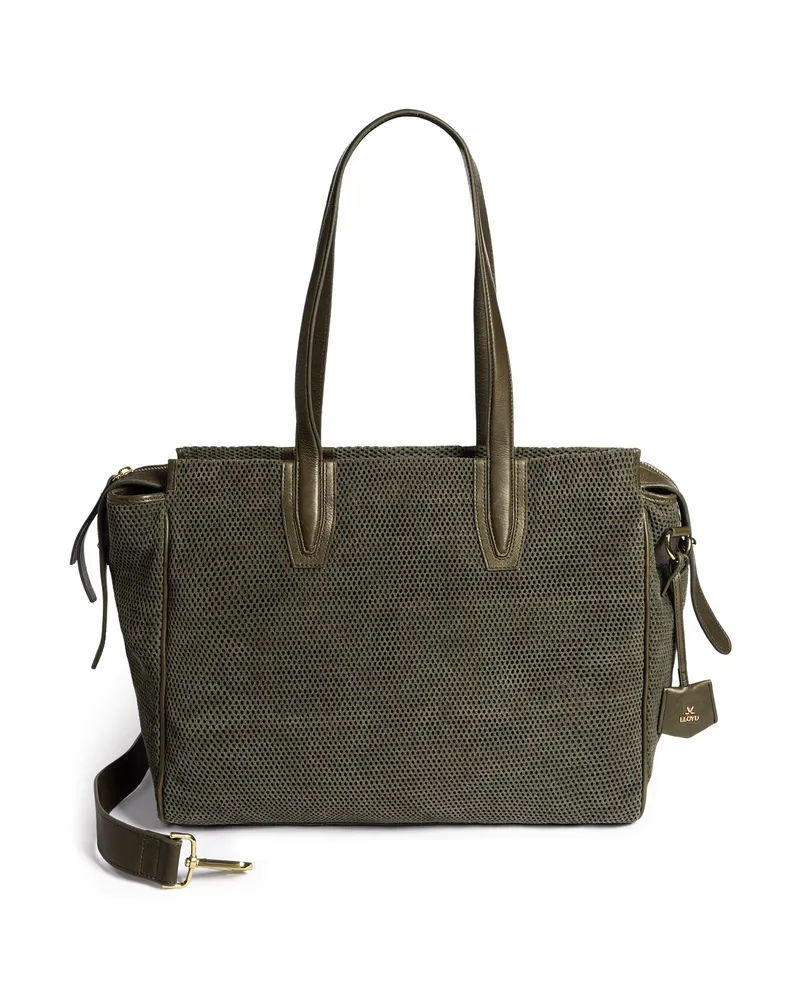 Lloyd Grün Rauleder | Damen Shopper Bag Grün Grün