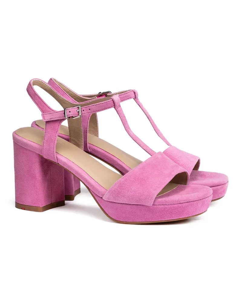 Lloyd Pink Rauleder | Damen Sandalen Pink Pink