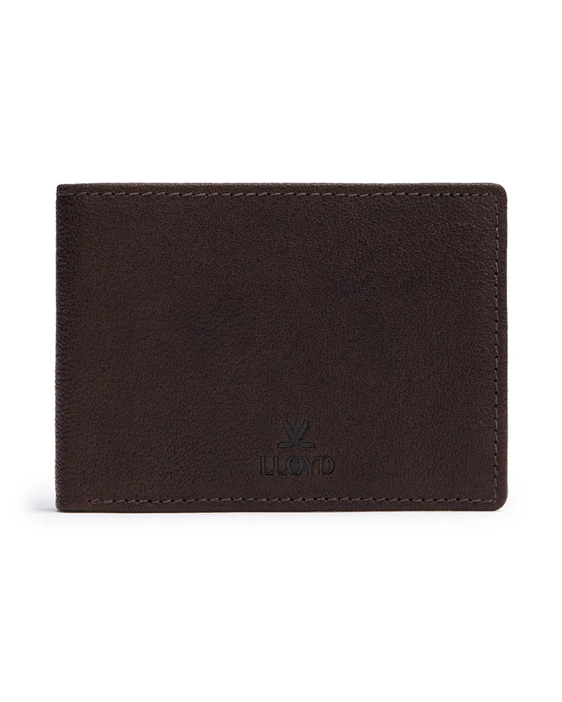 Lloyd Braun Glattleder | Wallet Braun