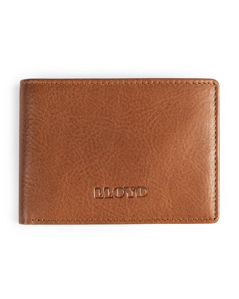 Lloyd Braun Glattleder | Wallet Braun