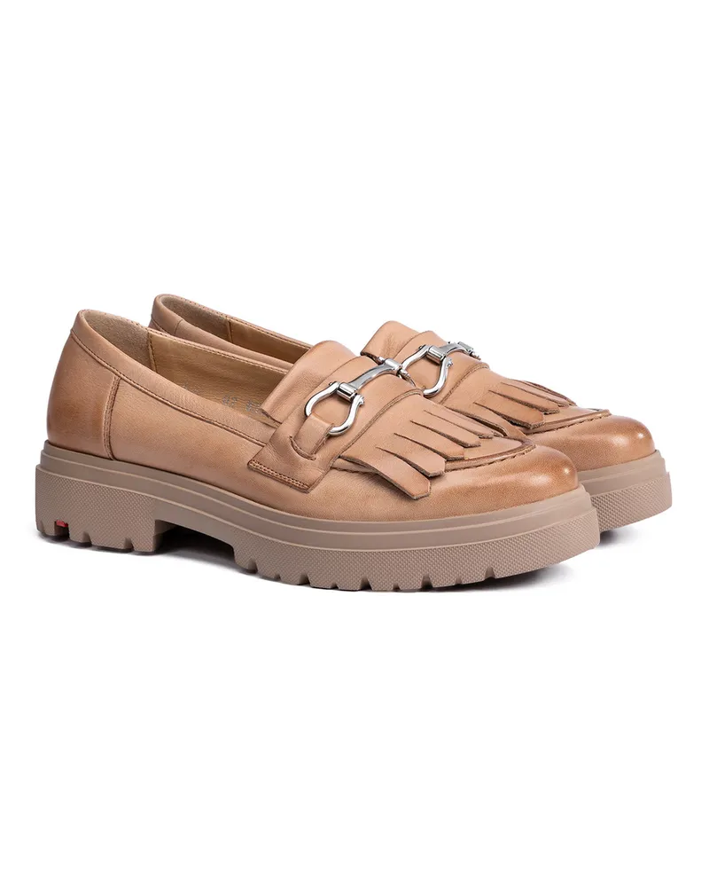 Lloyd Braun Glattleder | Damen Slipper Braun Braun
