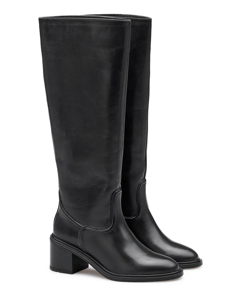 Lloyd Schwarz Glattleder | Damen Amara 485 Schwarz Schwarz
