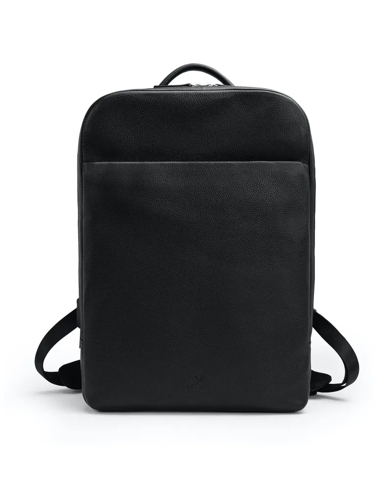 Lloyd Schwarz Glattleder | Backpack Schwarz