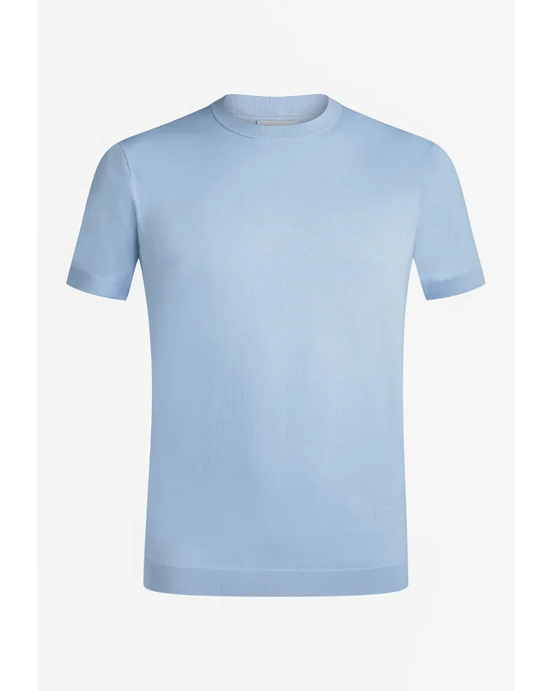 Lloyd Blau T-shirt Rundhals Blau
