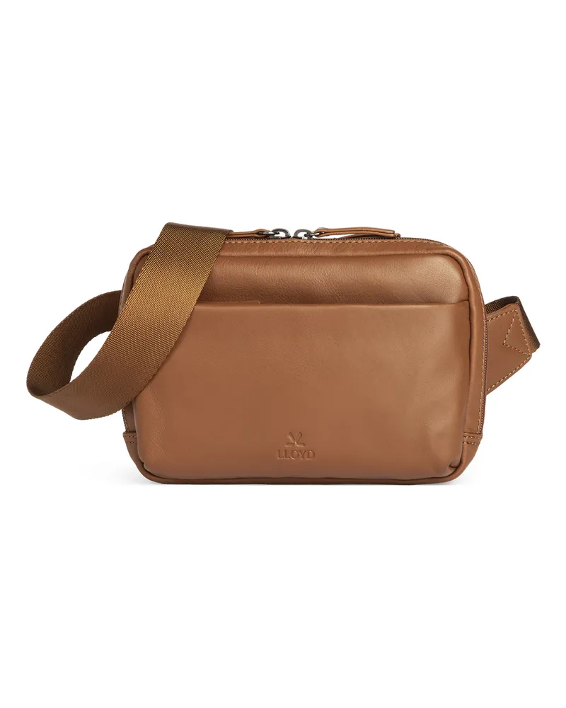 Lloyd Braun Glattleder | Crossoverbag Braun