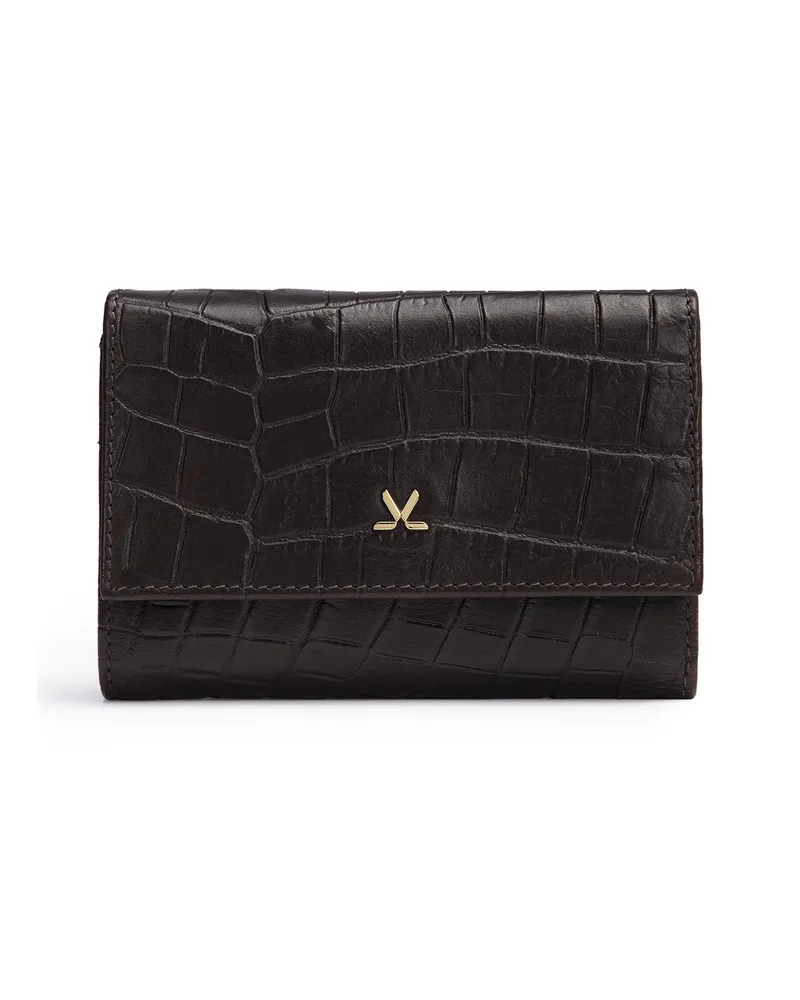 Lloyd Braun Geprägtes Leder | Damen Wallet Braun Braun