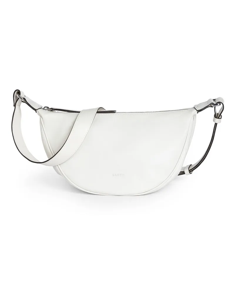 Lloyd Weiss Effektleder | Damen Crossover Bag Weiss Weiss