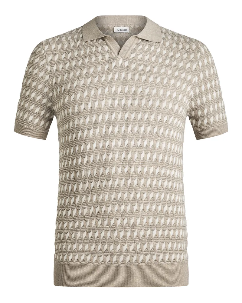 Lloyd Beige T-shirt V-ausschnitt Beige