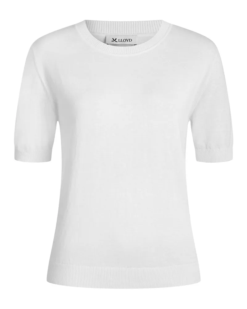 Lloyd Weiss Damen Strick T-shirt Rundhals Weiss Weiss