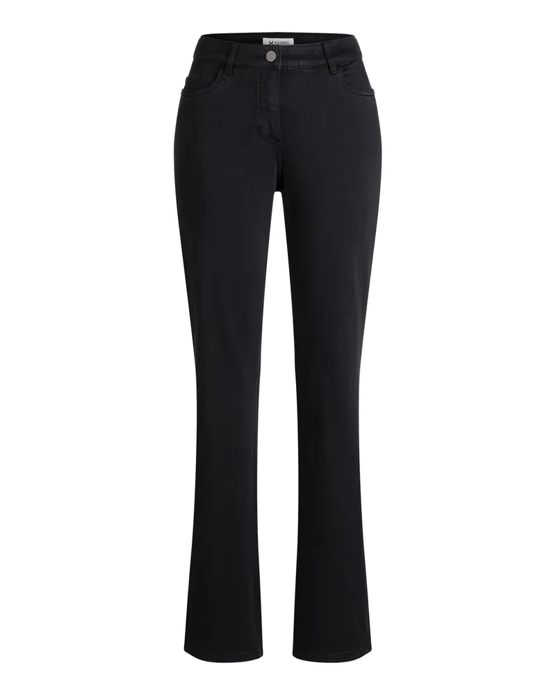 Lloyd Schwarz Baumwolle | Damen Jeans Schwarz Schwarz