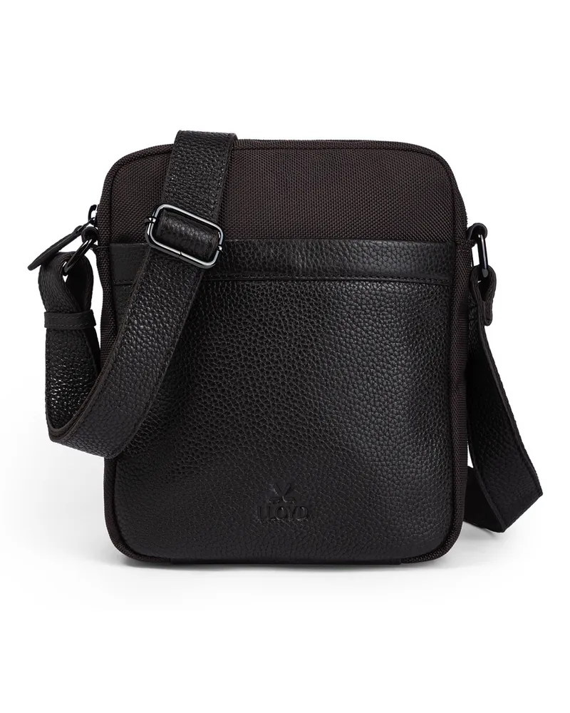 Lloyd Braun Glattleder | Textil | Crossoverbag Braun