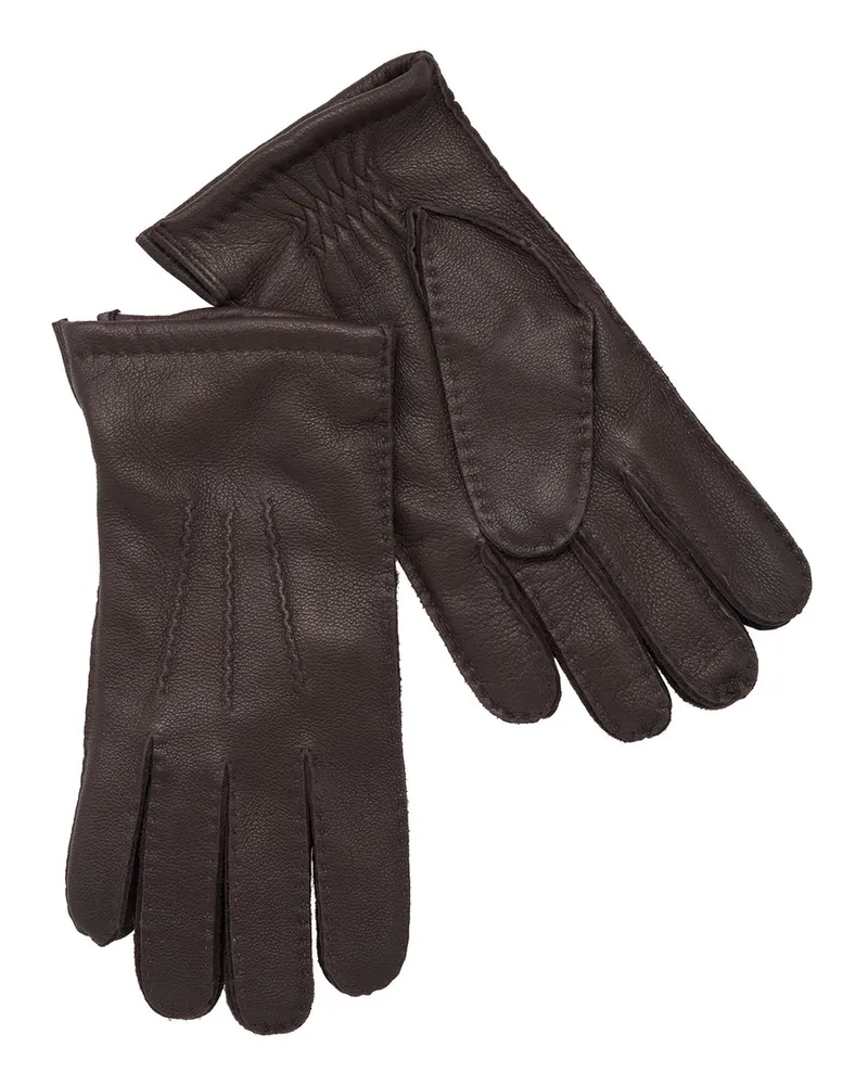 Lloyd Braun Glattleder | Handschuhe Braun