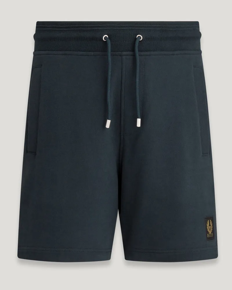 Belstaff Sweatshorts für Herren Cotton Fleece Dunkles Tintenblau Dunkles