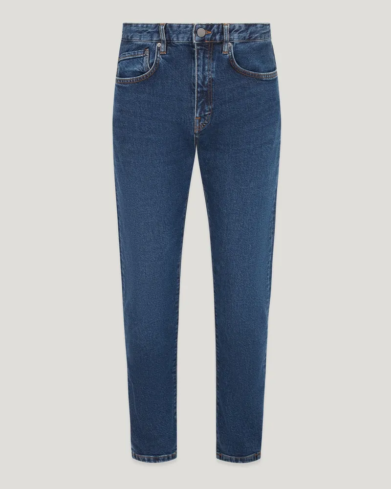 Belstaff B81 Jeans Für Herren Washed Stretch Denim Gewaschenes Indigo Gewaschenes