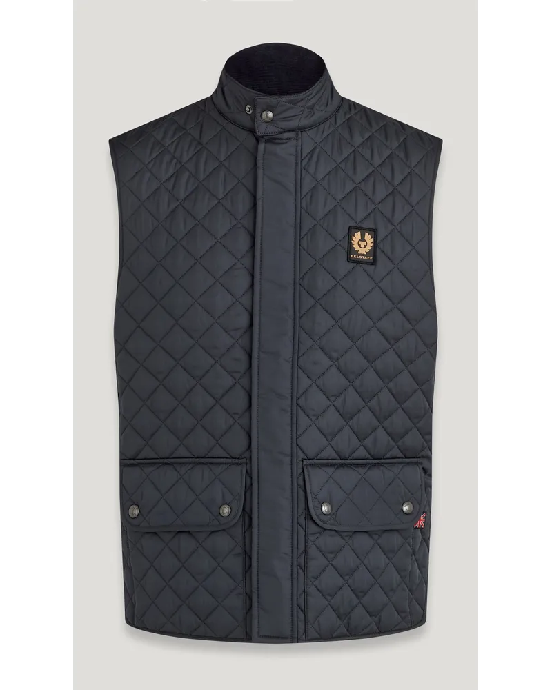 Belstaff Icon Steppweste für Herren Quilted Recycled Nylon Dark