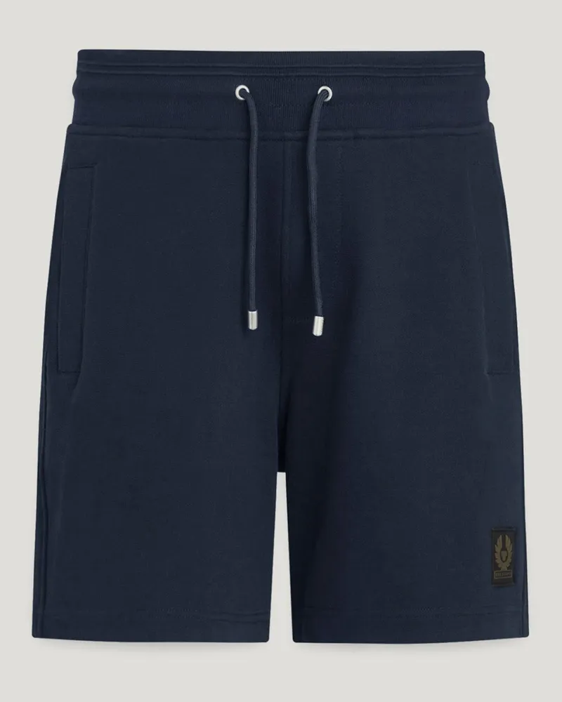 Belstaff Sweatshorts für Herren Cotton Fleece Dunkles Dunkelblau Dunkles