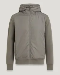 Belstaff Alloy Hoodie Mit Durchgehendem Reißverschluss für Herren Cotton Fleece  M Gunmetal