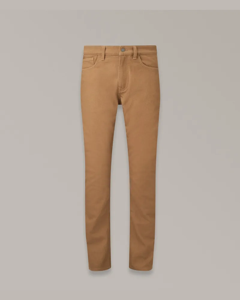 Belstaff Poplar Motorradjeans für Herren Armalith Stretch Denim British Khaki British