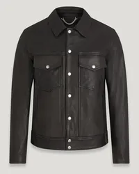 Belstaff Piston Jacke für Herren Lander Leather Black