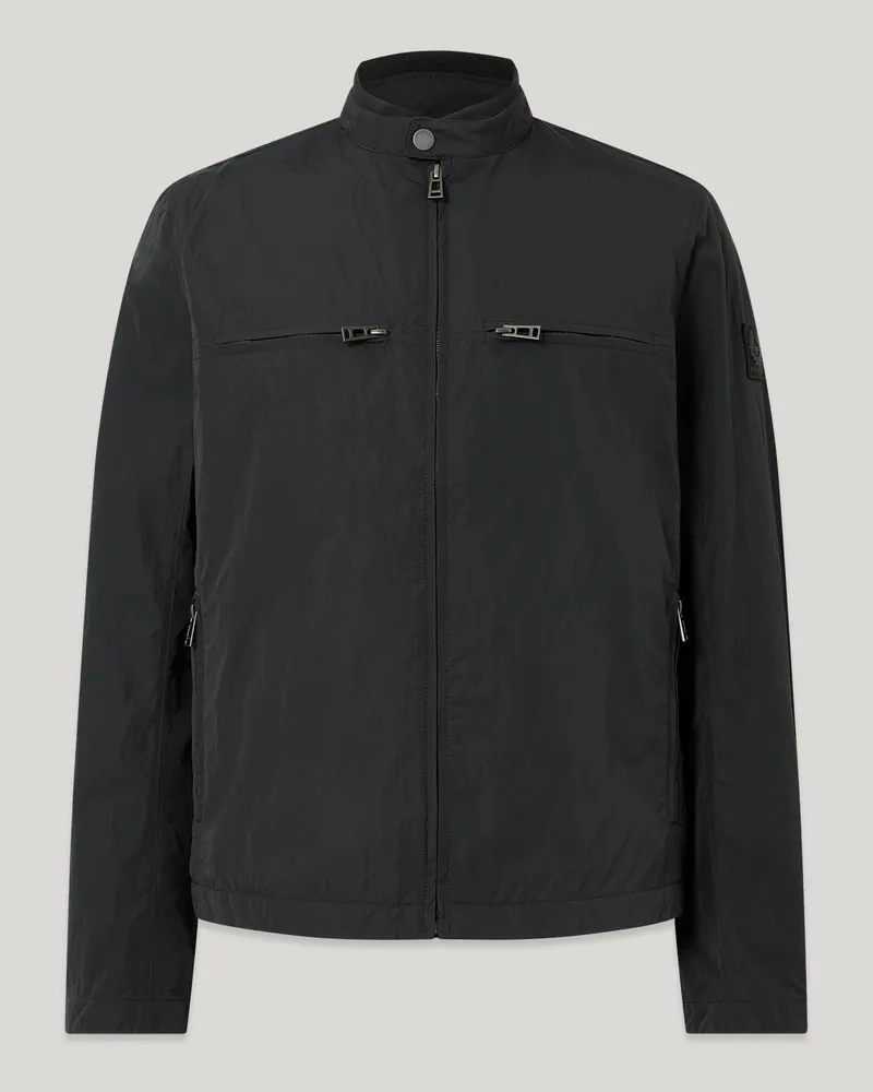 Belstaff Grid Jacke für Herren Alpha Nylon Schwarz S 