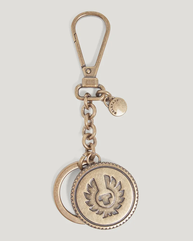 Belstaff Harding Metall-schlüsselanhänger Unisex's Metal Antik-messing Antik-messing