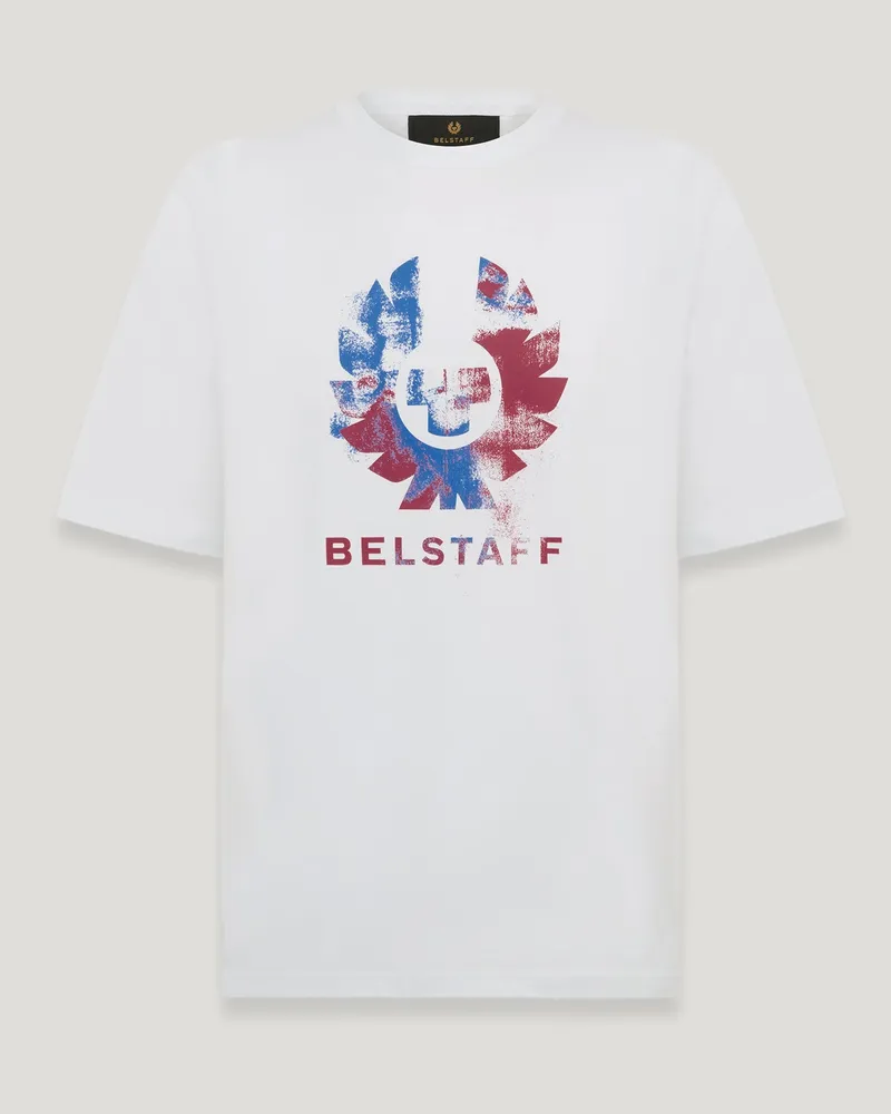 Belstaff Blur Phoenix Grafik-t-shirt für Herren Cotton Jersey Weiß Weiß