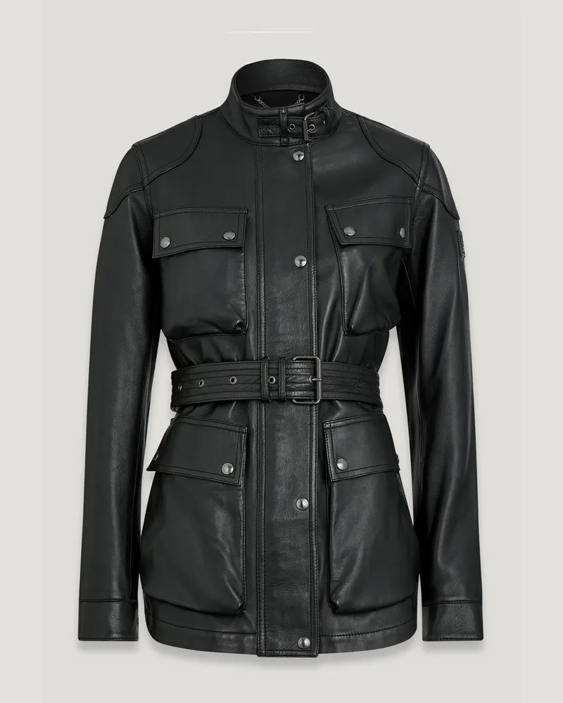 Belstaff Trialmaster Panther Jacke für Damen Nappa Leather 48 