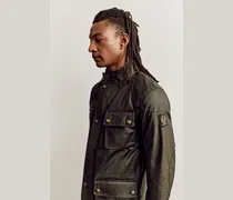 Fieldmaster Ikonen Jacke für Herren Waxed Cotton Grün