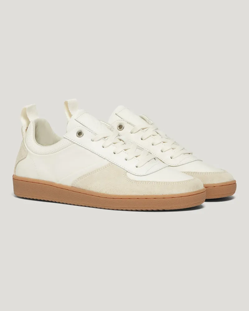 Belstaff Croft Sneaker Für Damen Nappaleder Weißgrau Weißgrau