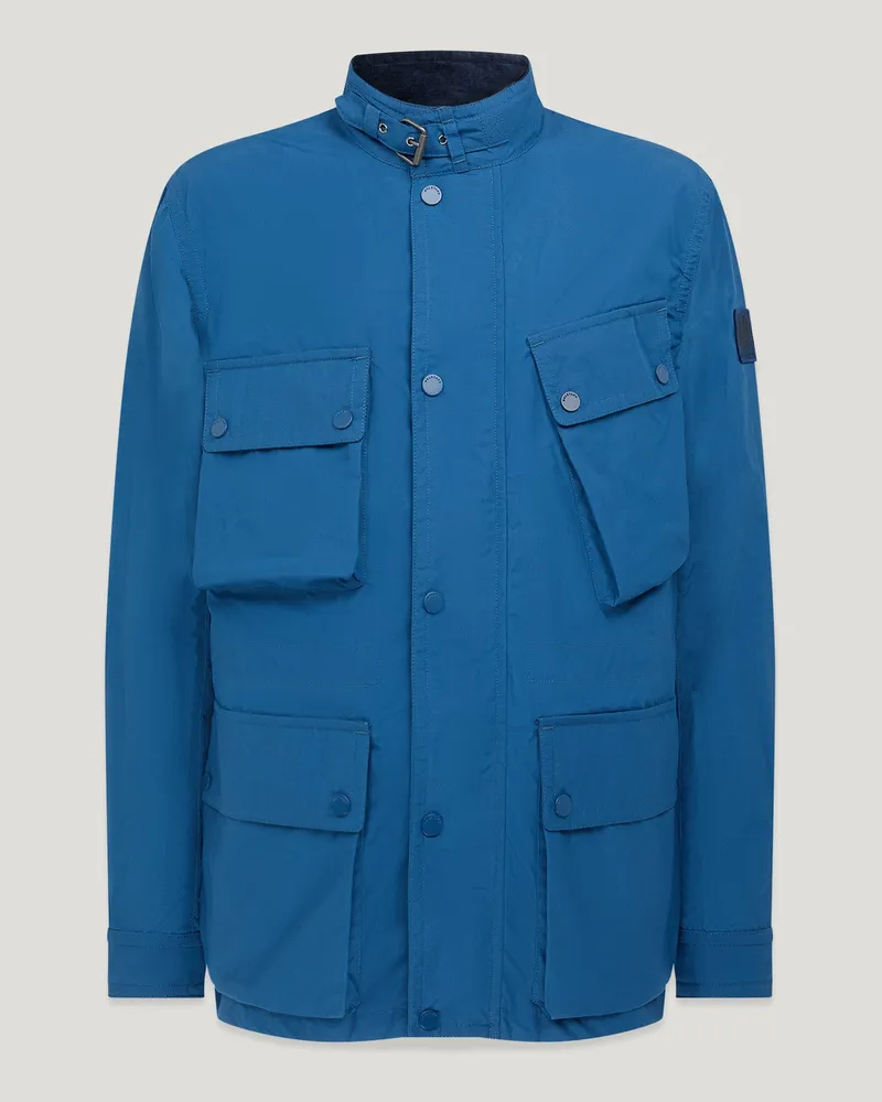 Belstaff Service Fieldmaster Jacke für Herren Delta Ripstop Insignien-Blau Insignien-blau