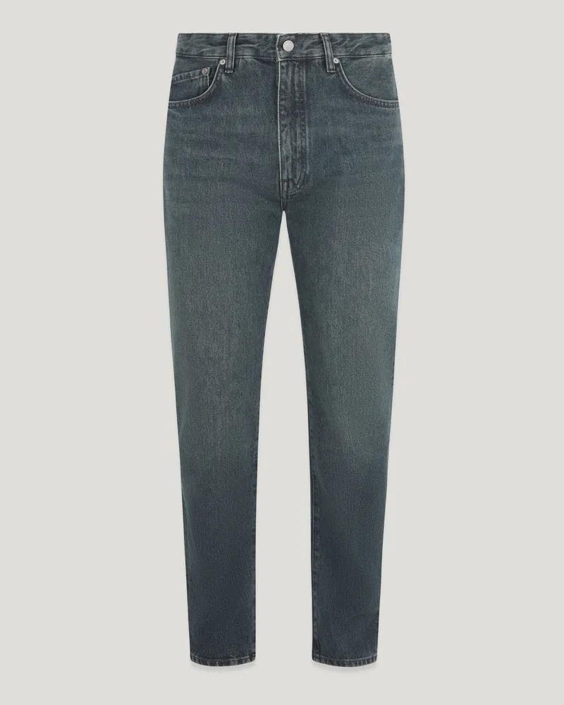 Belstaff B69 Jeans für Herren Washed Denim Blau-schwarz W36L32 