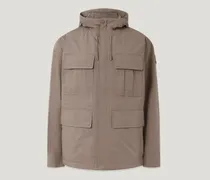 Cargo Jacke für Herren Compact Technical Cotton Dunkelgrau