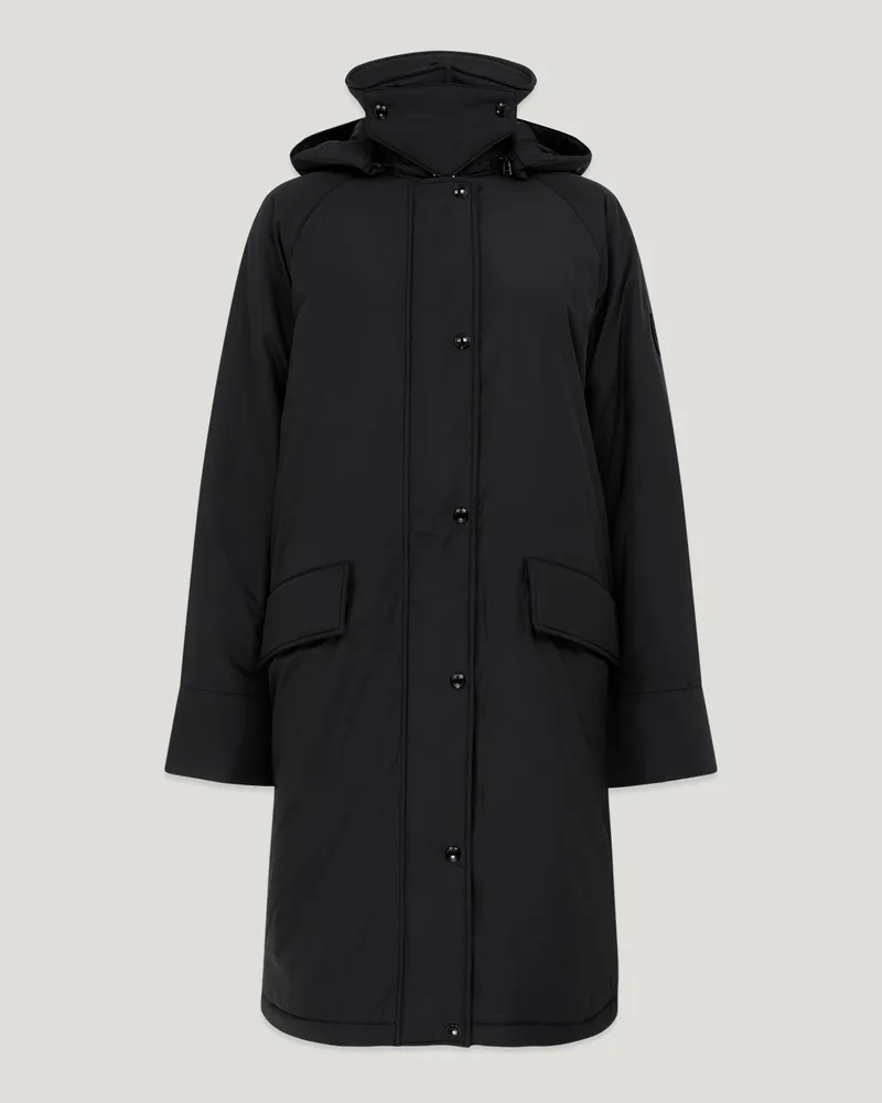 Belstaff Pontoon Mantel für Damen Source Primaloft Schwarz Schwarz