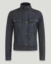 Belstaff Gangster Jacke für Damen Waxed Cotton Dark