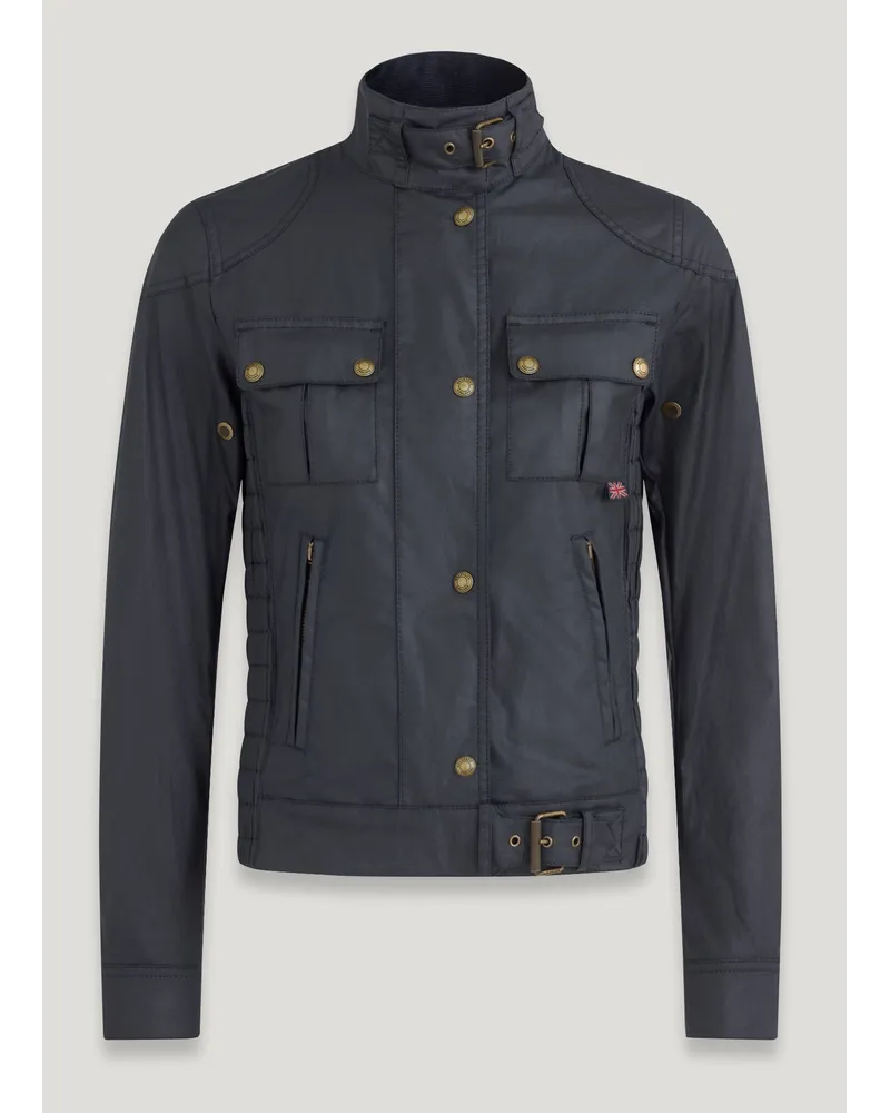 Belstaff Gangster Jacke für Damen Waxed Cotton Dark