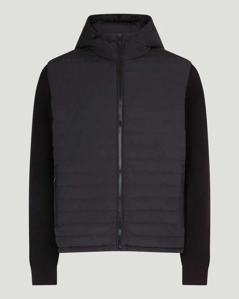 Belstaff Vert Cardigan Mit Durchgehendem Reißverschluss für Herren Organic Cotton Schwarz Schwarz
