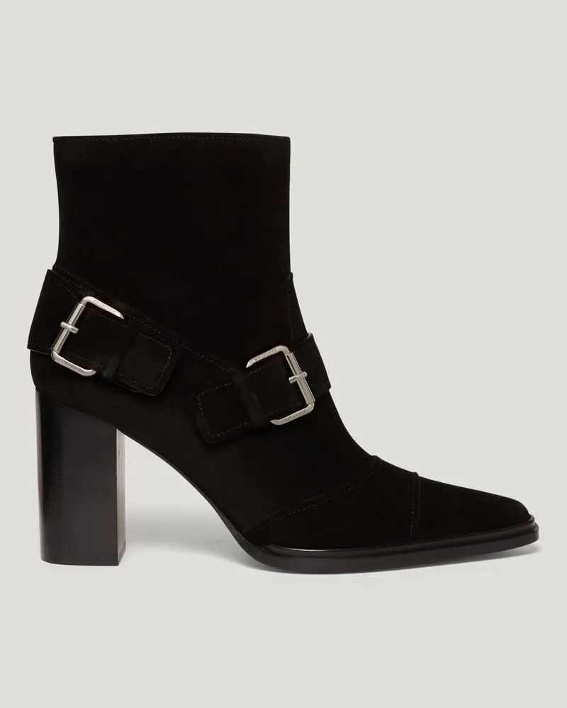 Belstaff Alder Stiefel für Damen Suede Schwarz Schwarz