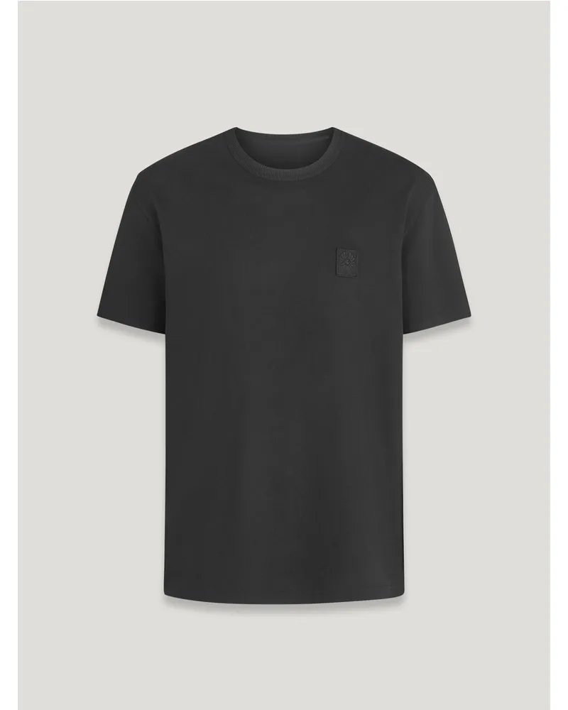 Belstaff Hockley T-shirt für Herren Heavy Cotton Jersey Schwarz Schwarz