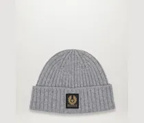 Watch Mütze Lambswool Meliertes Blassgrau