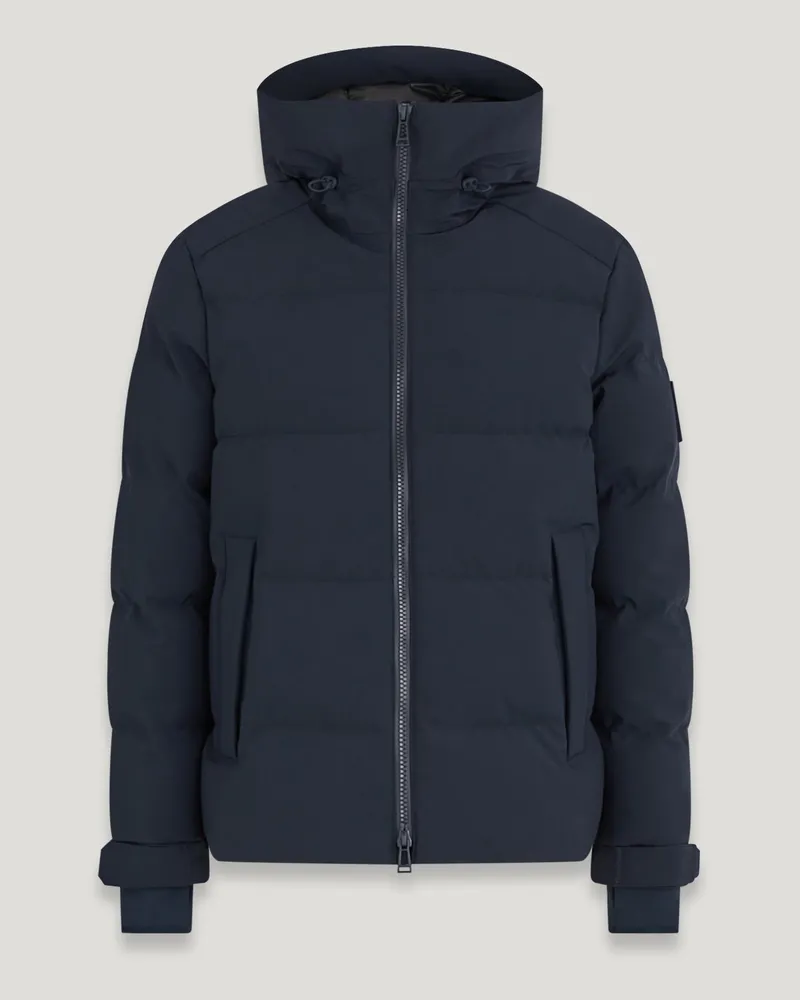 Belstaff Pulse Jacke für Herren 3-Layer Stretch Down Dunkles Tintenblau Dunkles