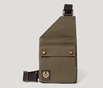 Trialmaster Umhängetasche Unisex's Waxed Cotton Grün