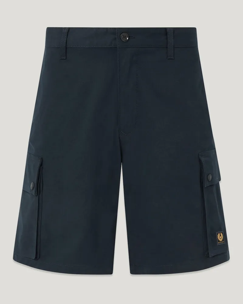Belstaff Route Cargoshorts für Herren Cotton Twill Dunkles Dunkelblau Dunkles