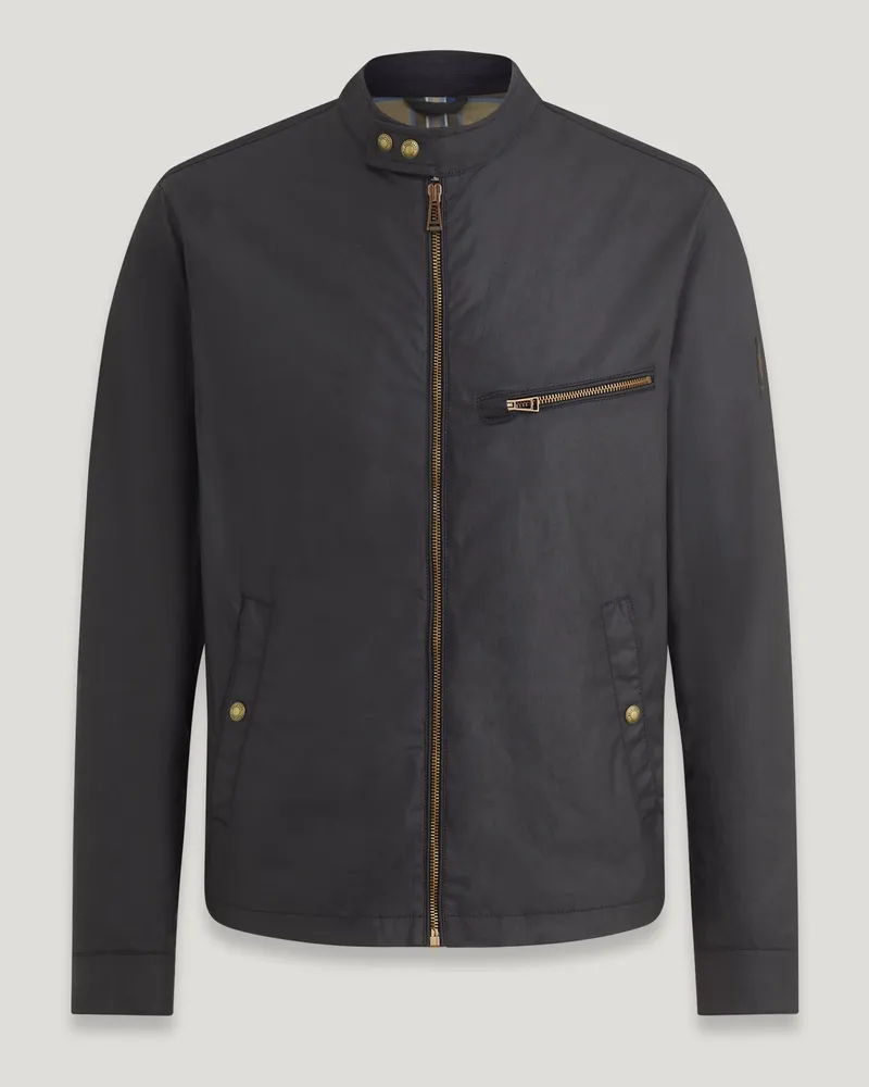 Belstaff Walkham Jacke für Herren Waxed Cotton Dunkles Marineblau Dunkles